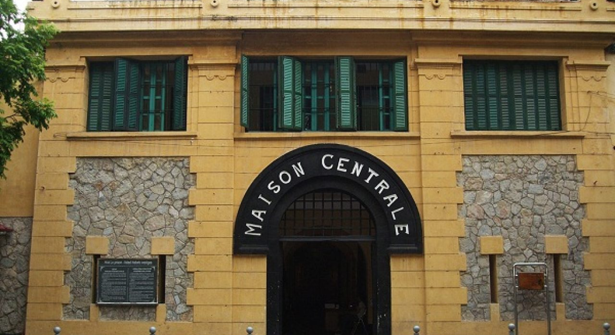 (Outside the Hoa Lo prison)